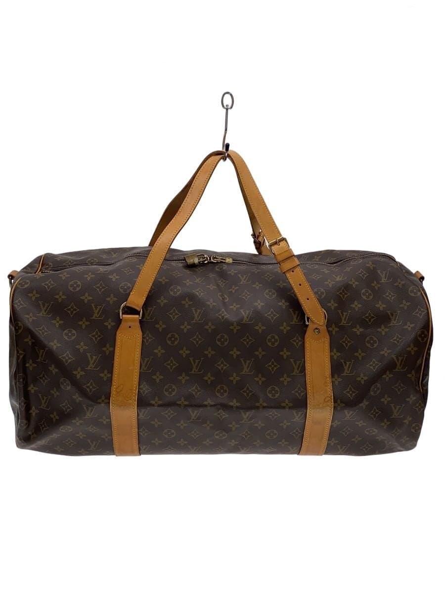 LOUIS VUITTON Sac Poloche_Monogram Canvas PVC BRW M41222
