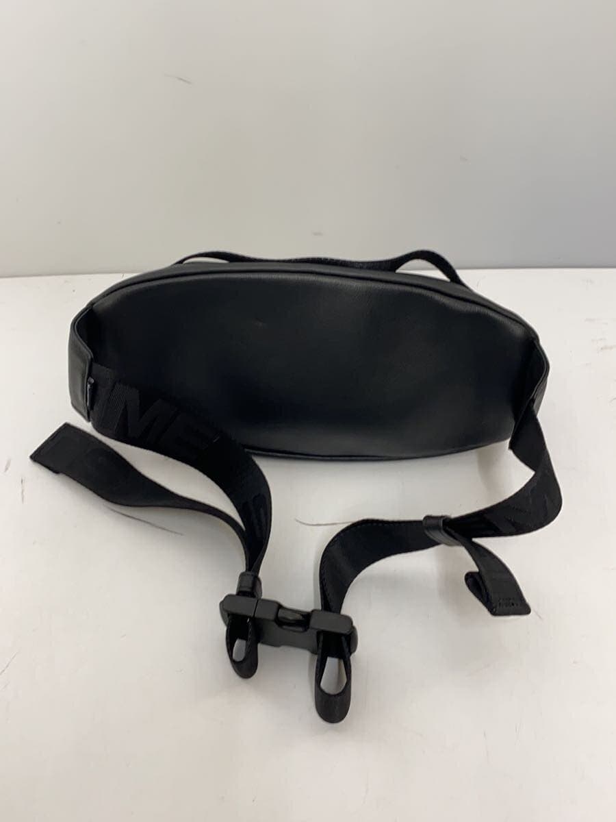 Supreme 24FW Leather Waist Bag Waist Bag Cowhide BLK 3