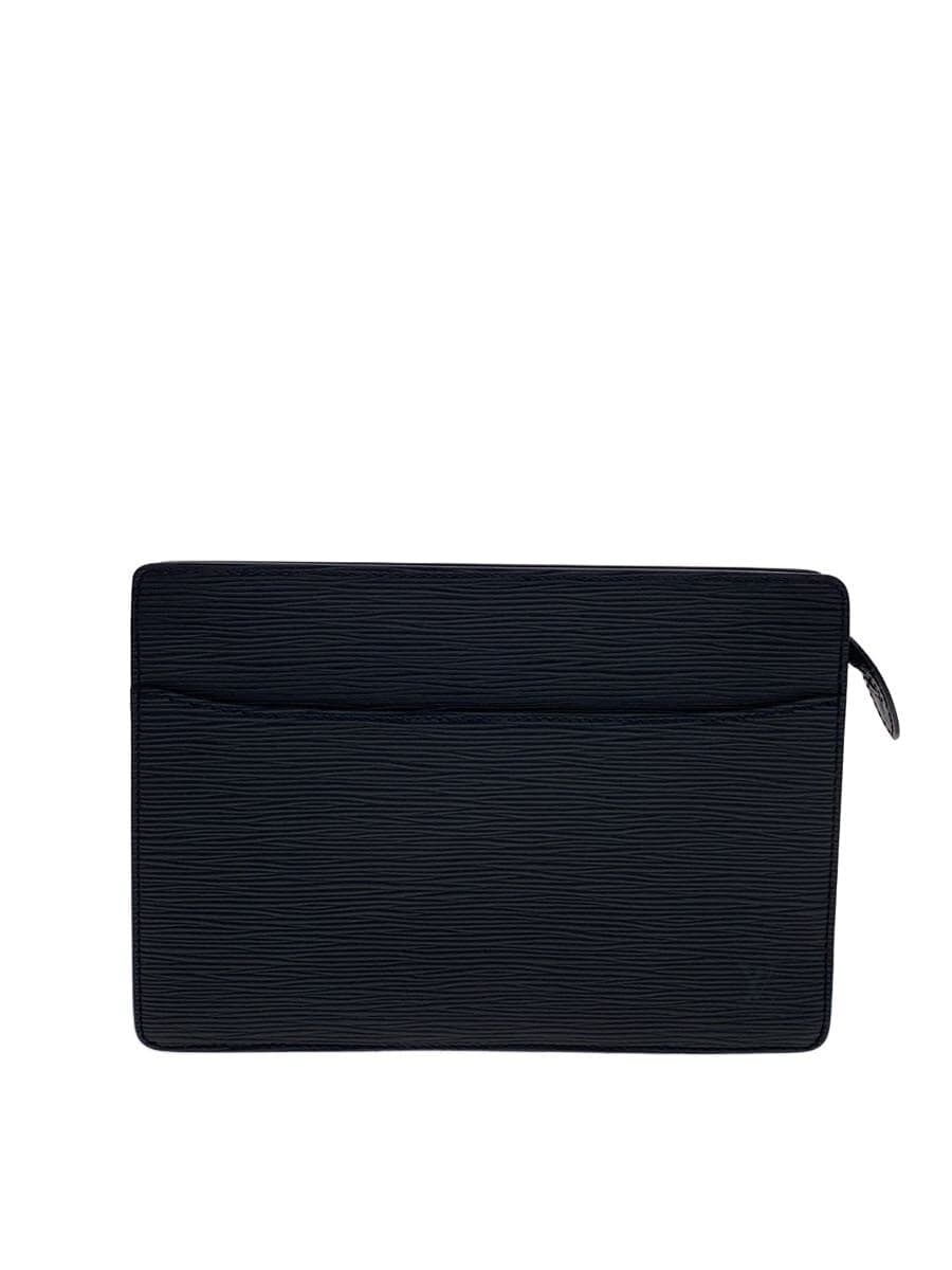 LOUIS VUITTON Men's Pochette Épi Leather Black M52752