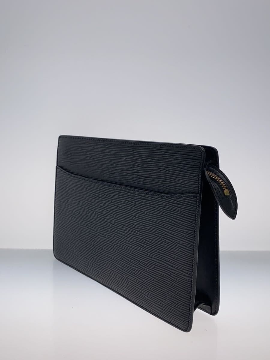 LOUIS VUITTON Men's Pochette Épi Leather Black M52752 2