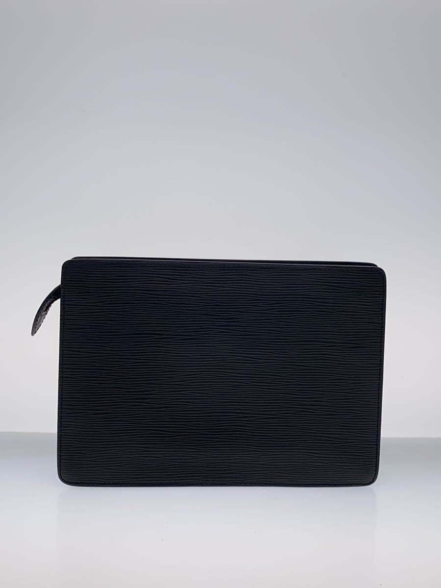 LOUIS VUITTON Men's Pochette Épi Leather Black M52752 3