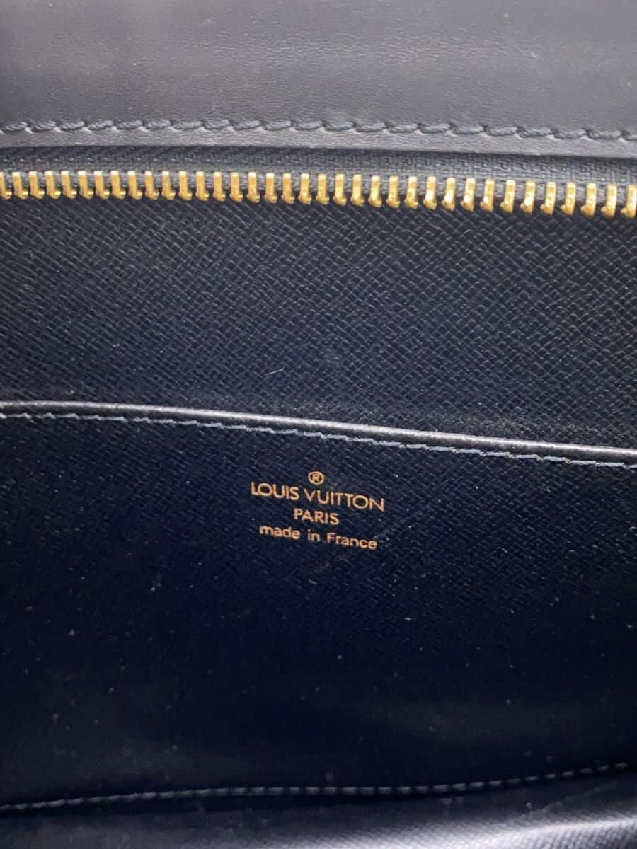 LOUIS VUITTON Men's Pochette Épi Leather Black M52752 5