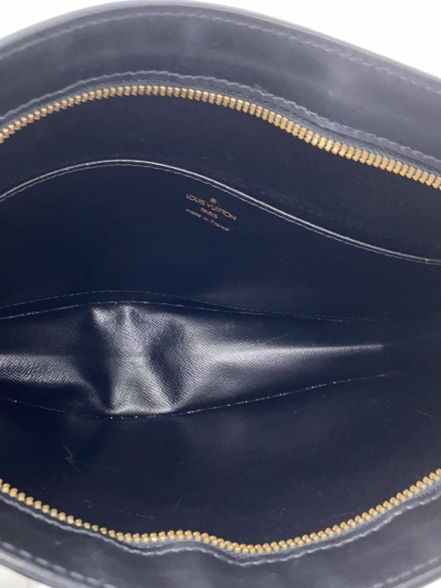 LOUIS VUITTON Men's Pochette Épi Leather Black M52752 6