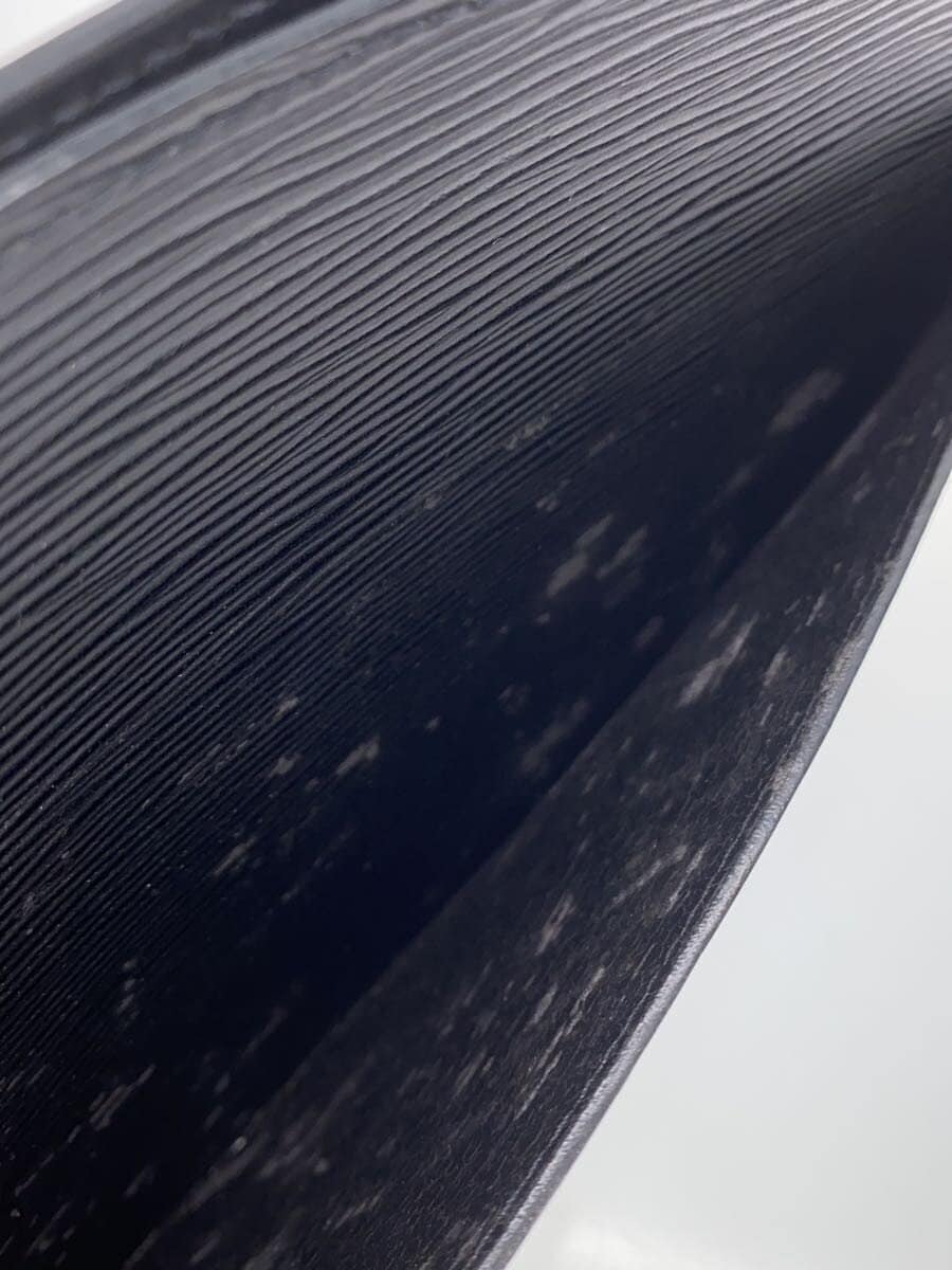 LOUIS VUITTON Men's Pochette Épi Leather Black M52752 8