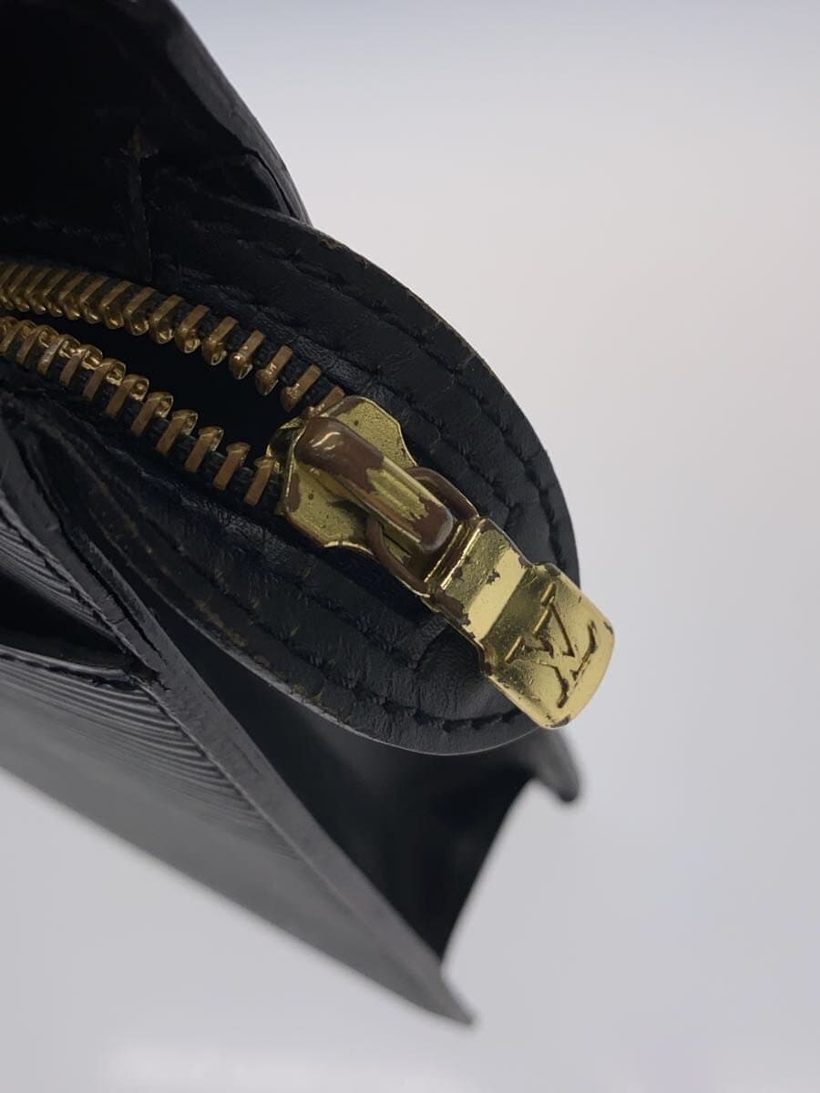 LOUIS VUITTON Men's Pochette Épi Leather Black M52752 9