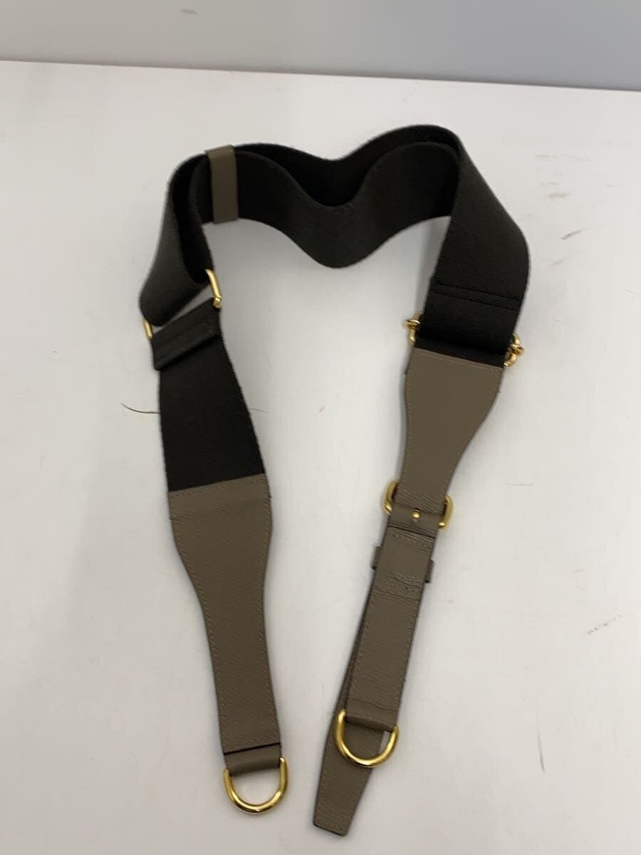 A.D.M.J. handbag leather beige 2-way includes shoulder strap 7