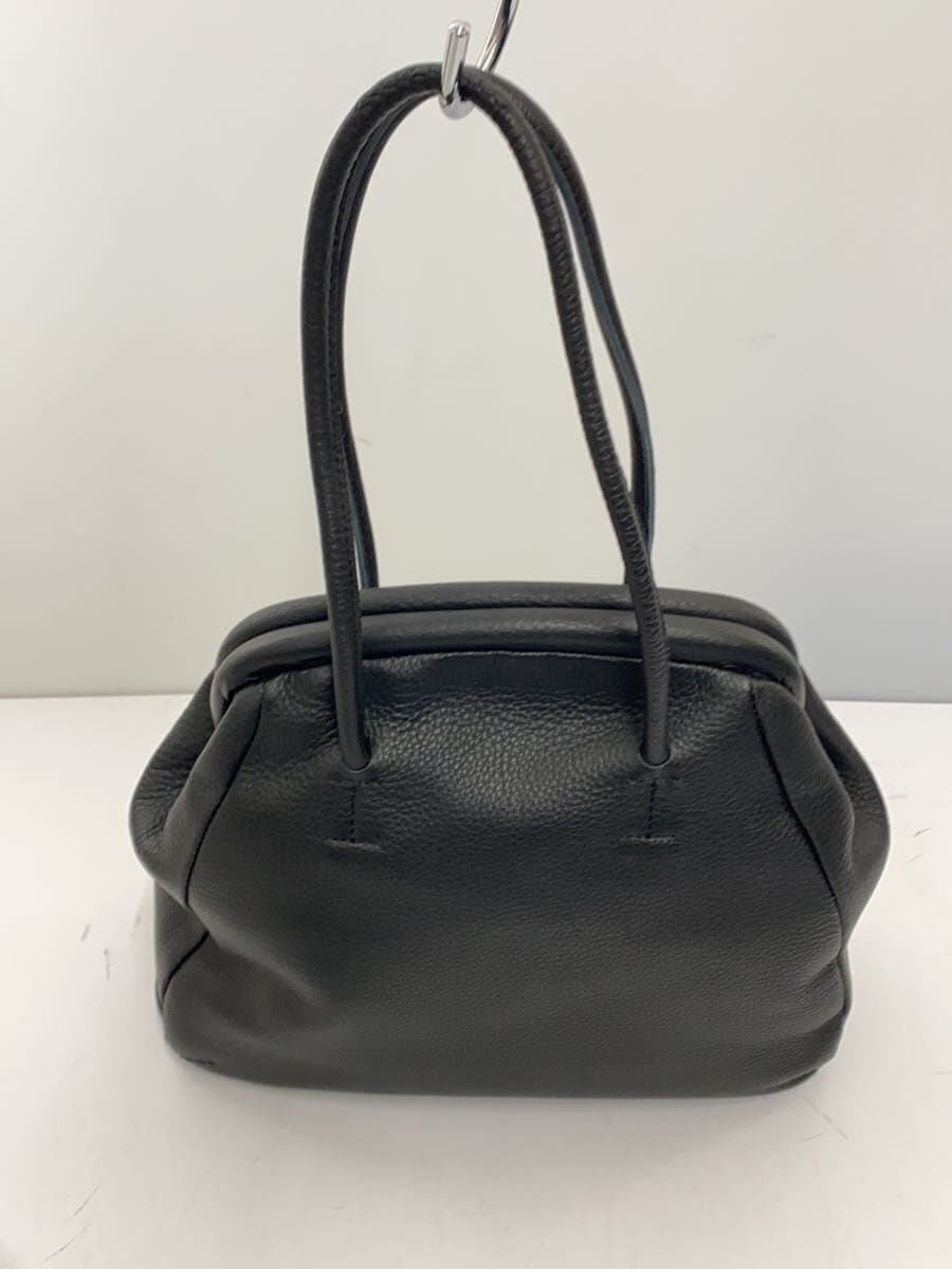 Other brand soutien collar tote bag leather BLK plain comfortable bag 3