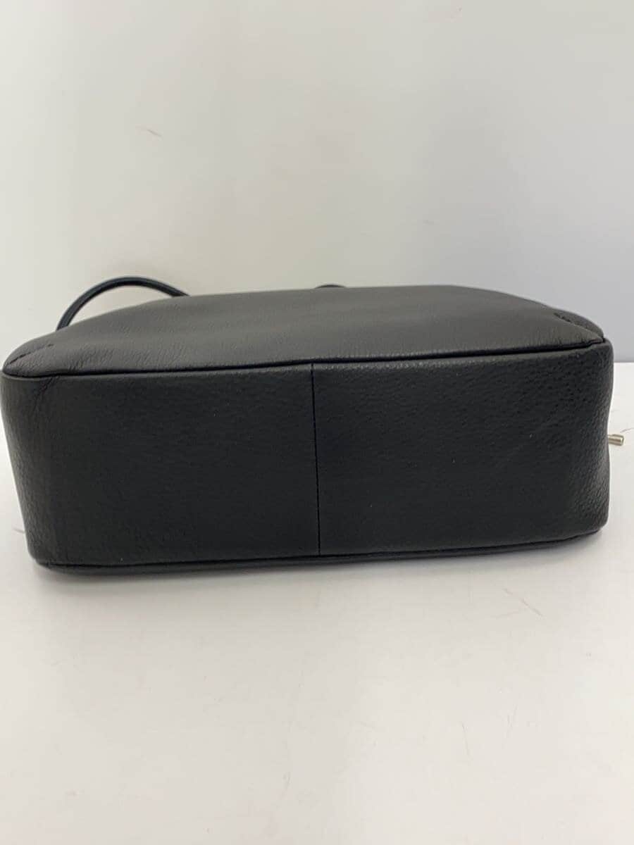 Other brand soutien collar tote bag leather BLK plain comfortable bag 4