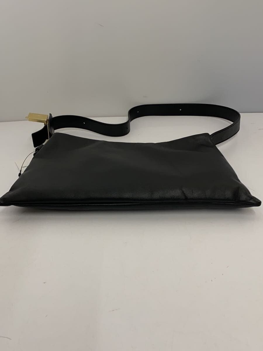 ORSETTOPARTI One Shoulder Bag Leather Black Solid Color 4