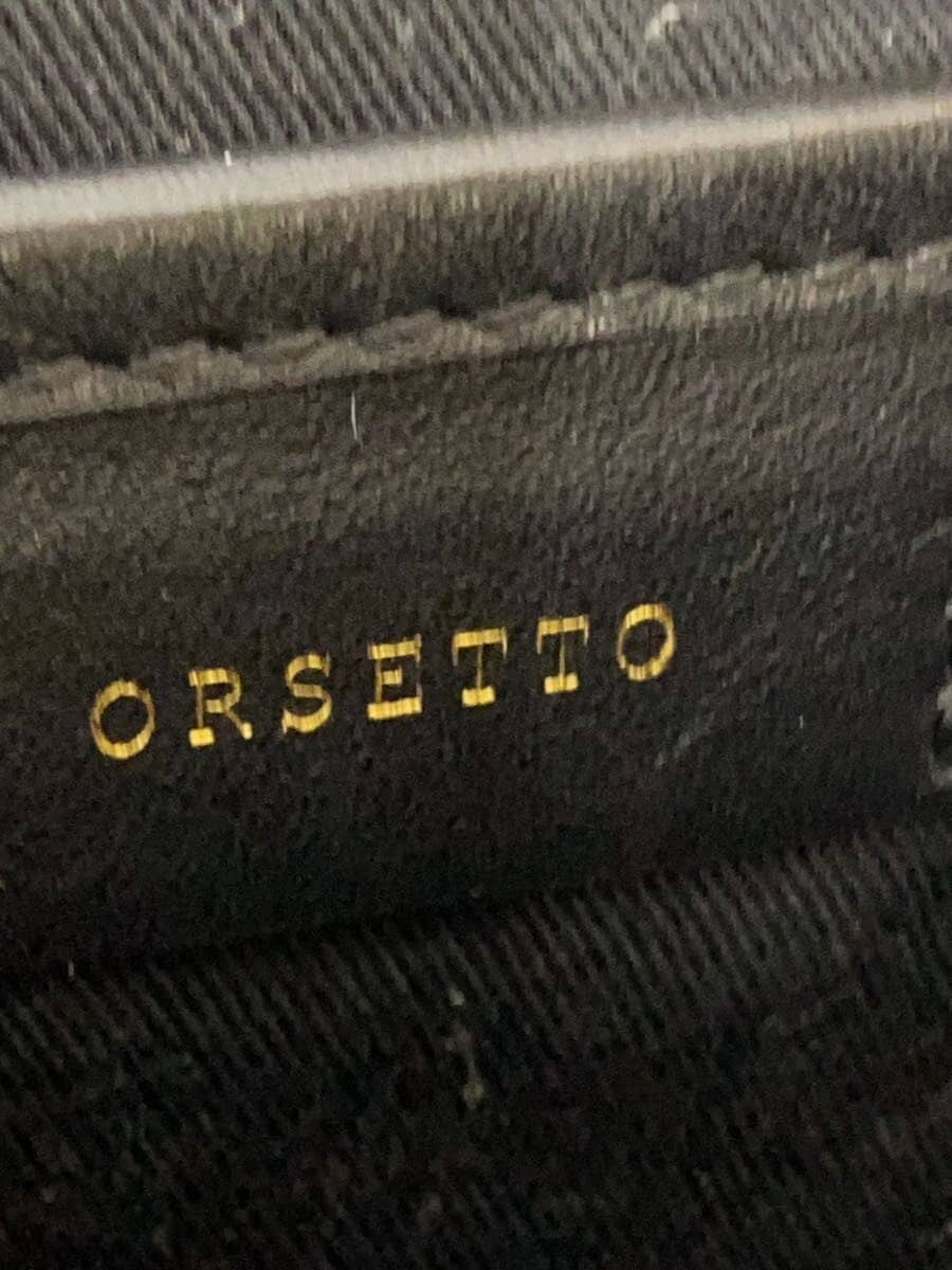 ORSETTOPARTI One Shoulder Bag Leather Black Solid Color 5