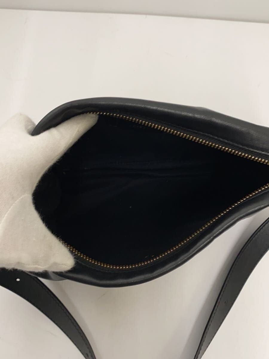 ORSETTOPARTI One Shoulder Bag Leather Black Solid Color 6