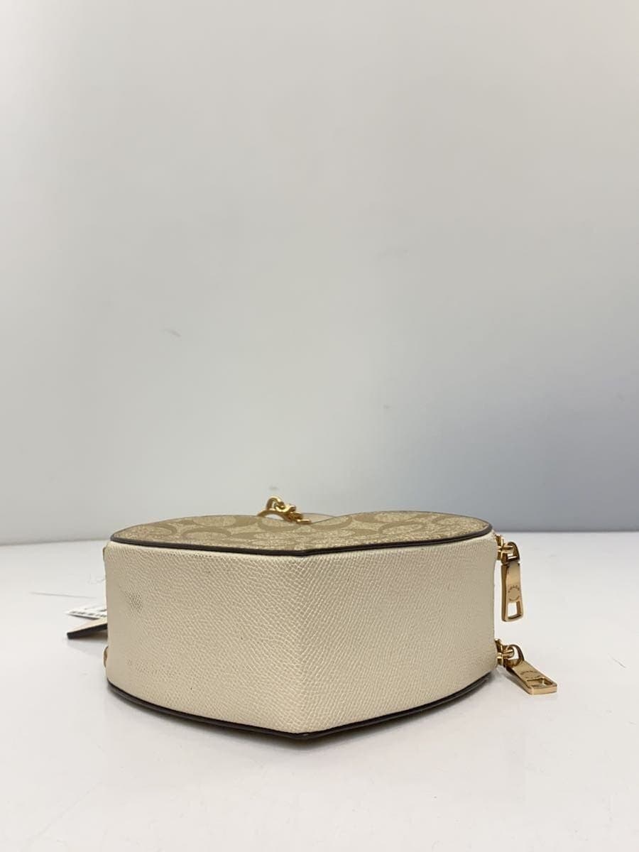 COACH Crossbody Signature Shoulder Bag PVC BEG All-over Pattern CJ450 4