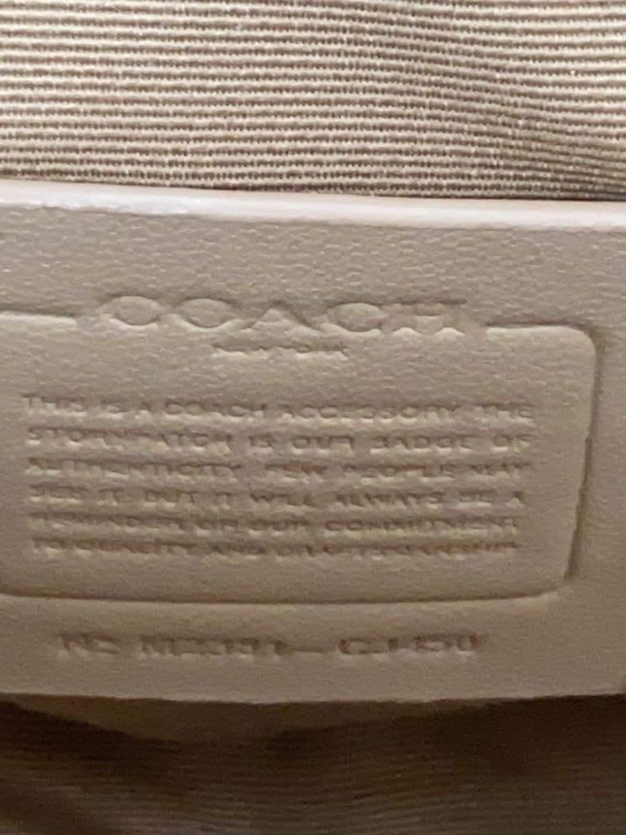 COACH Crossbody Signature Shoulder Bag PVC BEG All-over Pattern CJ450 5