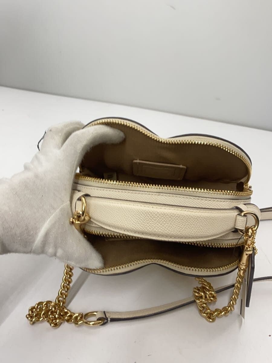 COACH Crossbody Signature Shoulder Bag PVC BEG All-over Pattern CJ450 6