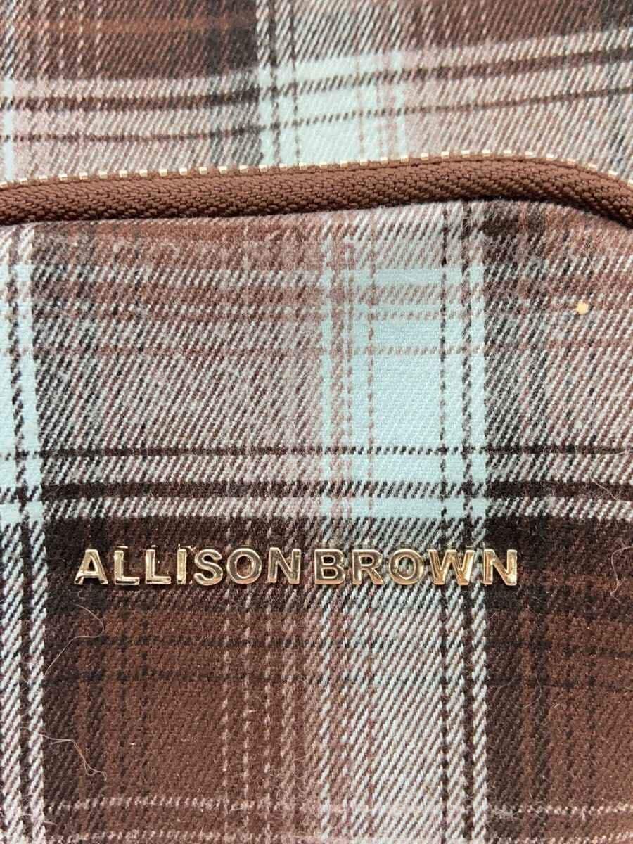 ALLISON BROWN Shoulder Bag -- Check EVERYDAY CHECK SHOULDER BAG 5