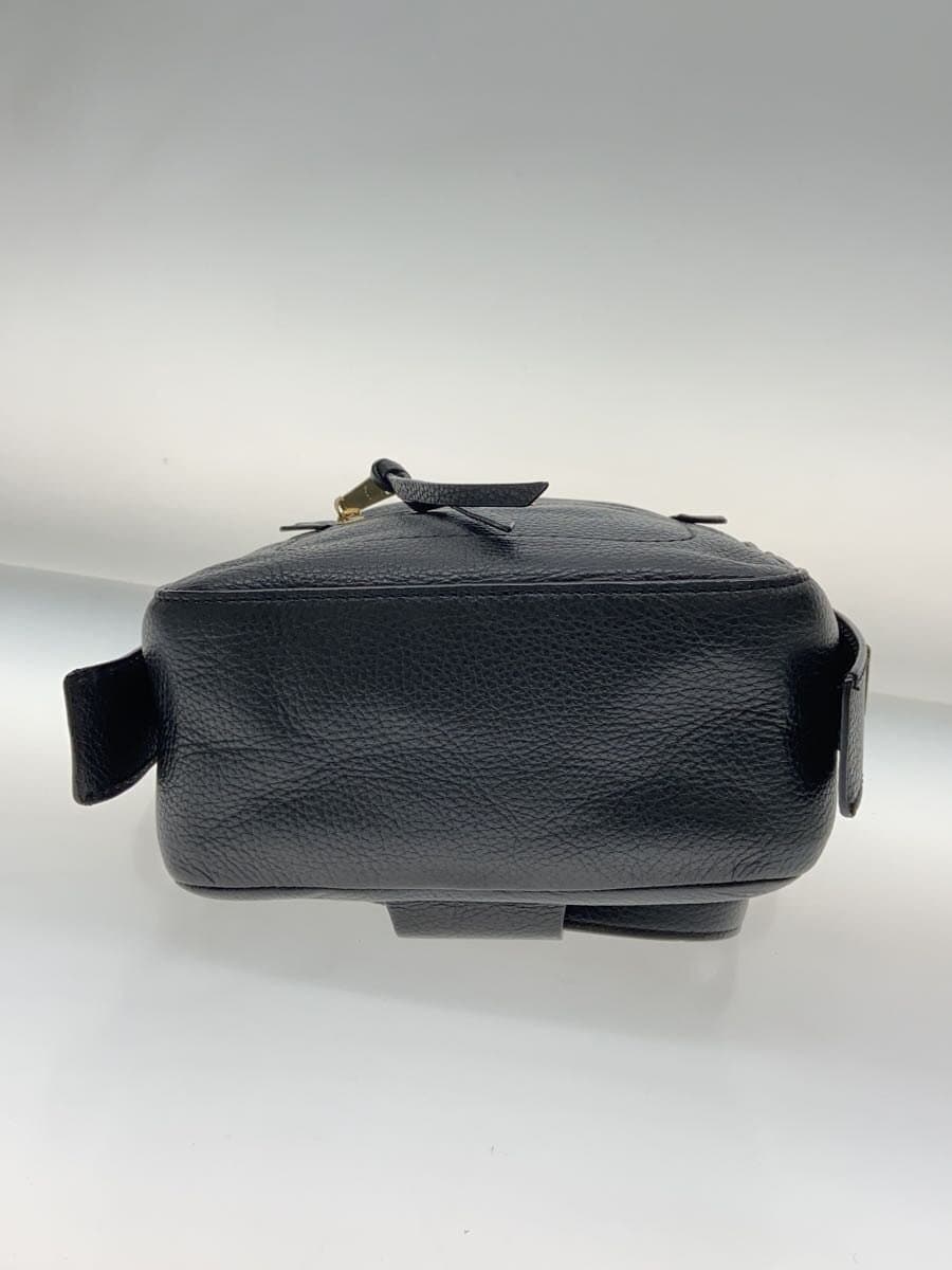 COACH Backpack Leather Black Solid F30530 4