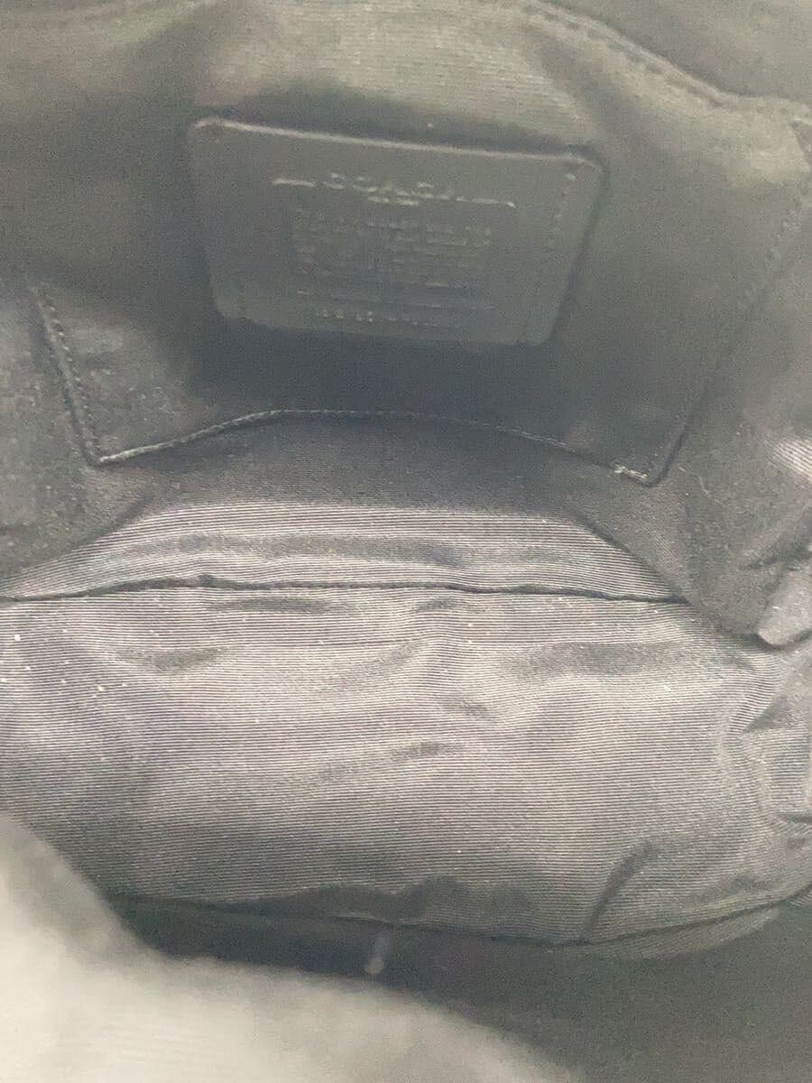 COACH Backpack Leather Black Solid F30530 6