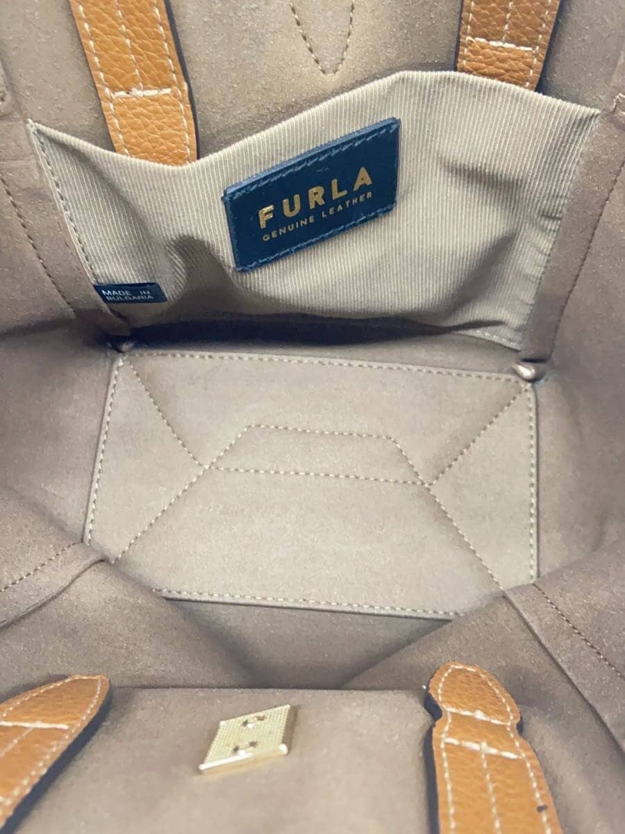 FURLA bag leather FURLA NET MINI signs of use 6