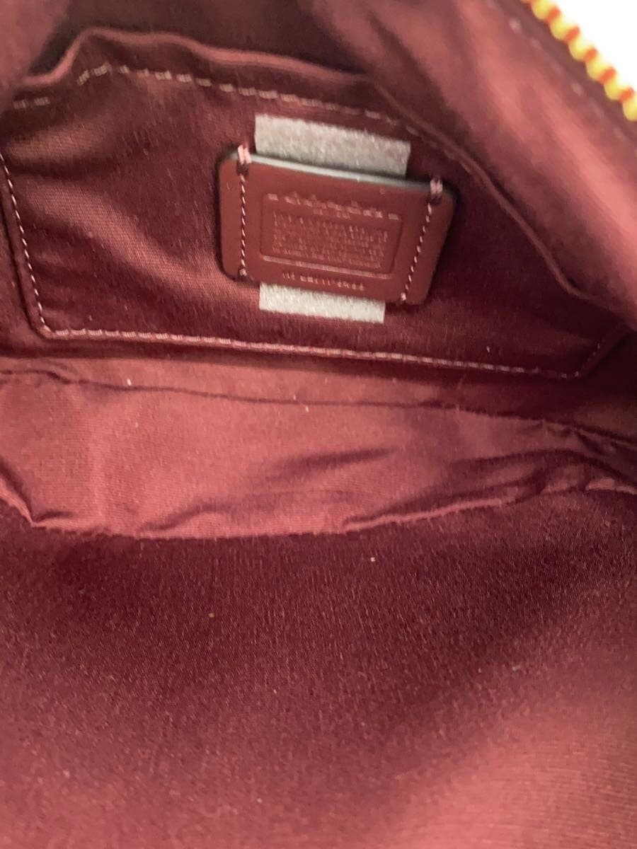 COACH Waist Bag Leather RED 6488 6