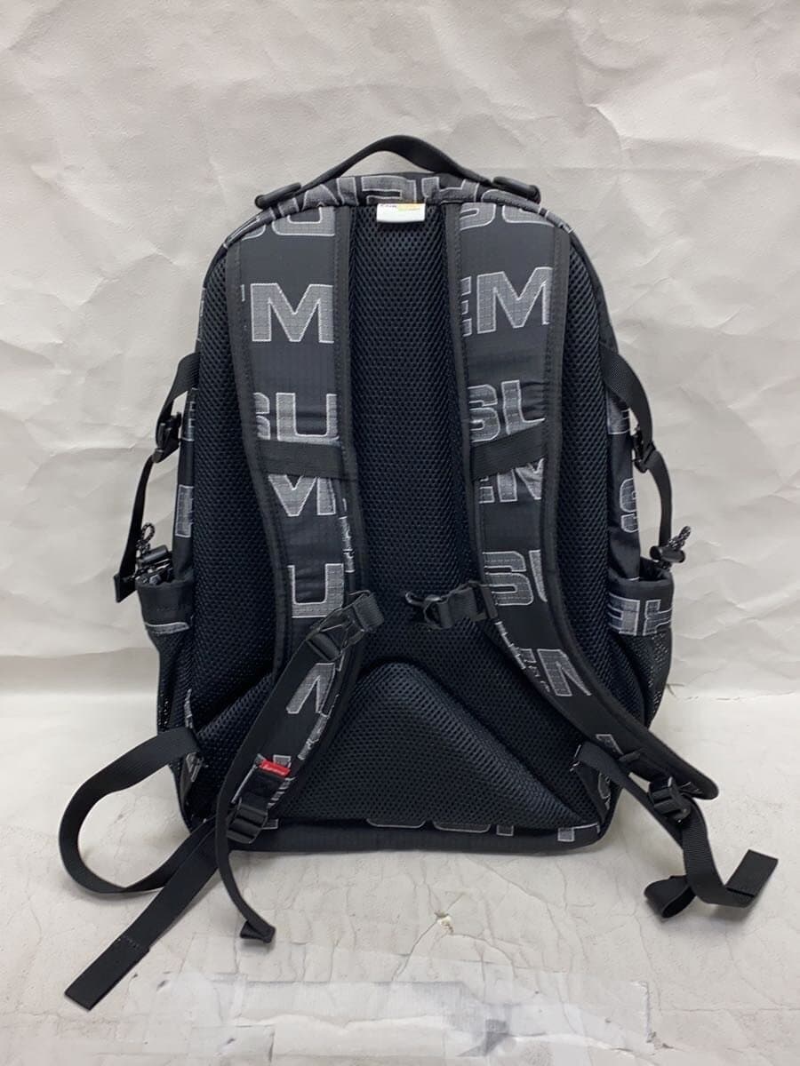 Supreme21aw BACK PACK Nylon BLK All Over Pattern 3
