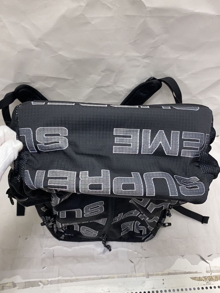 Supreme21aw BACK PACK Nylon BLK All Over Pattern 4