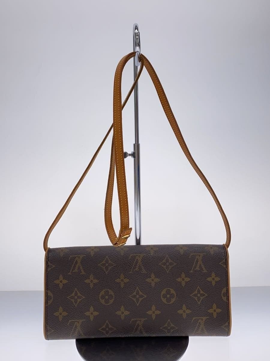 LOUIS VUITTON Pochette Twin GM_Monogram Canvas PVC BRW 3
