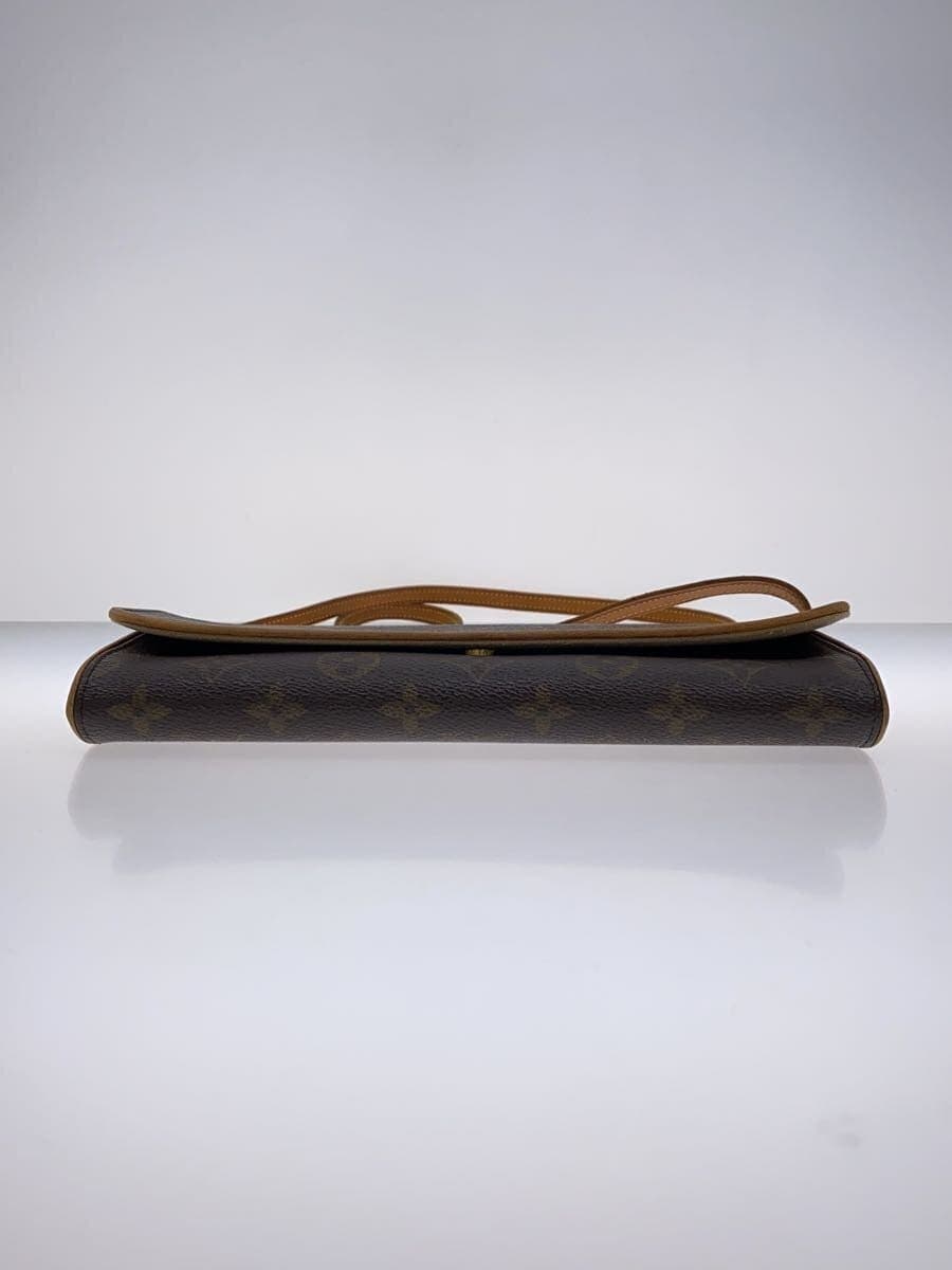 LOUIS VUITTON Pochette Twin GM_Monogram Canvas PVC BRW 4