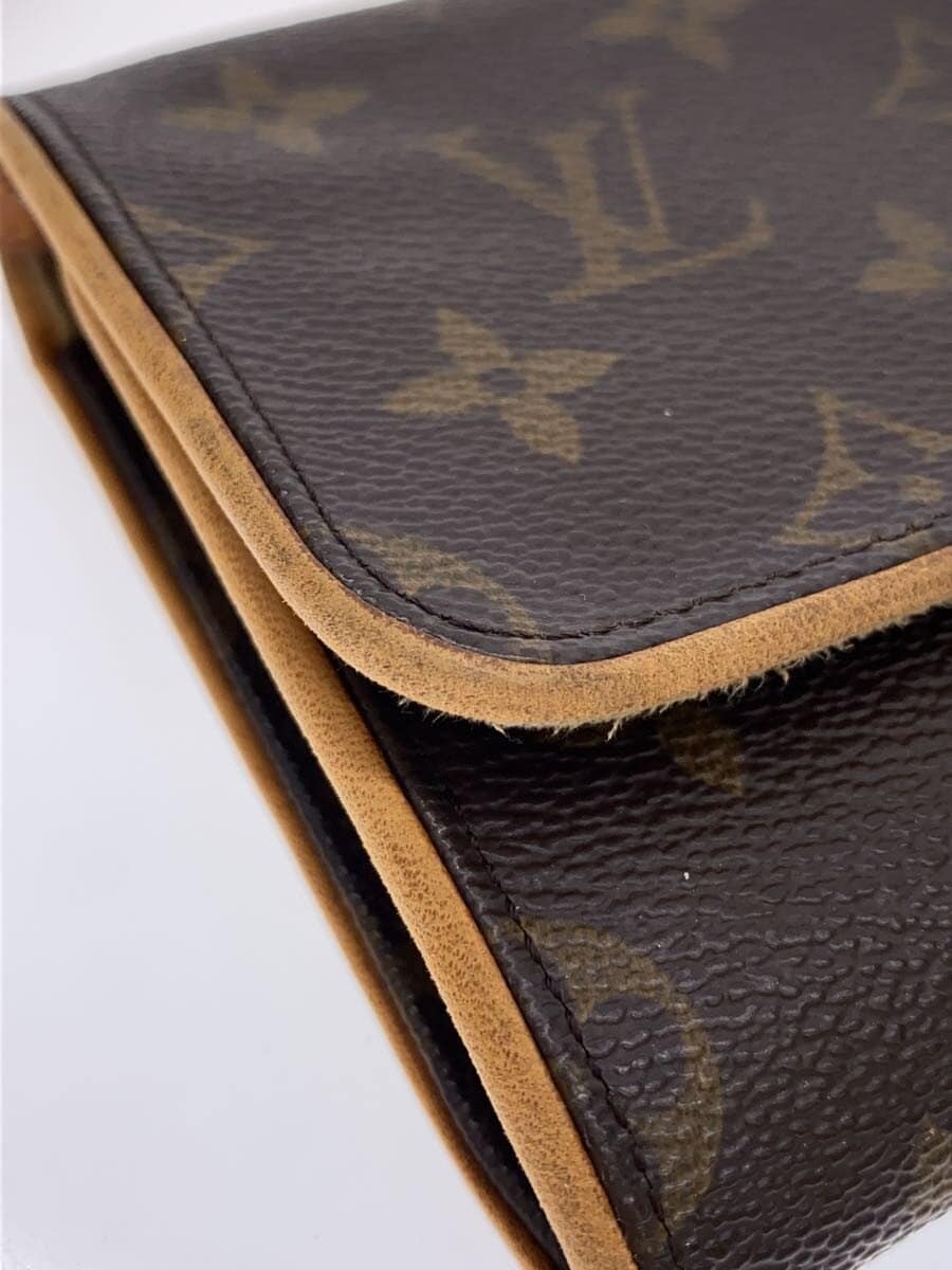 LOUIS VUITTON Pochette Twin GM_Monogram Canvas PVC BRW 7