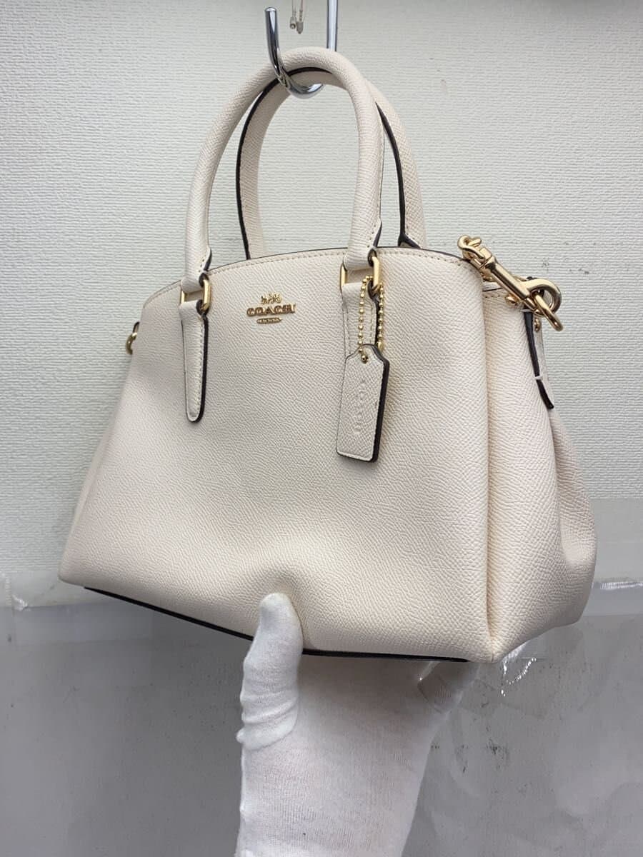 COACH Carryall Handbag Leather CRM F28977 2