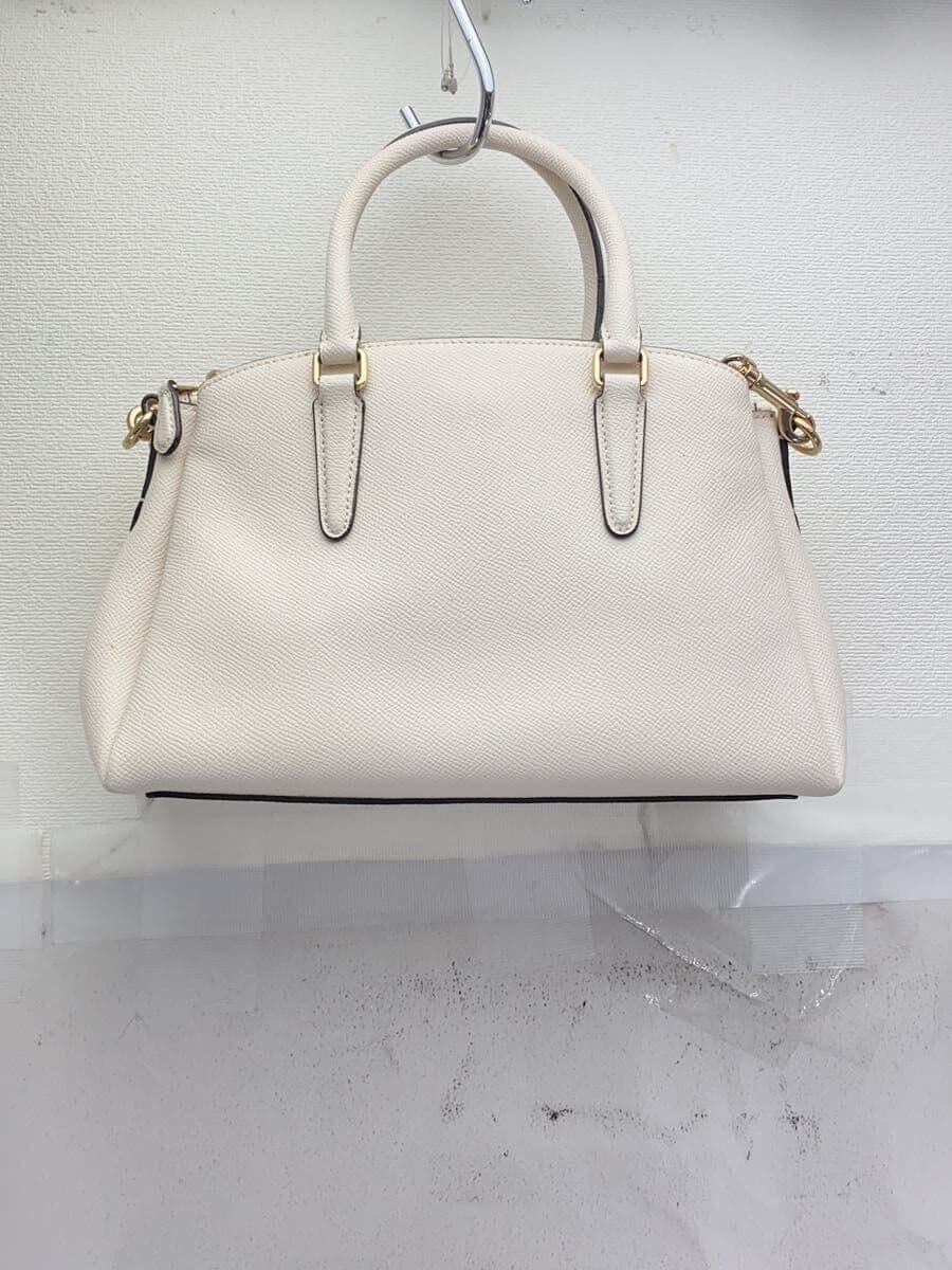 COACH Carryall Handbag Leather CRM F28977 3