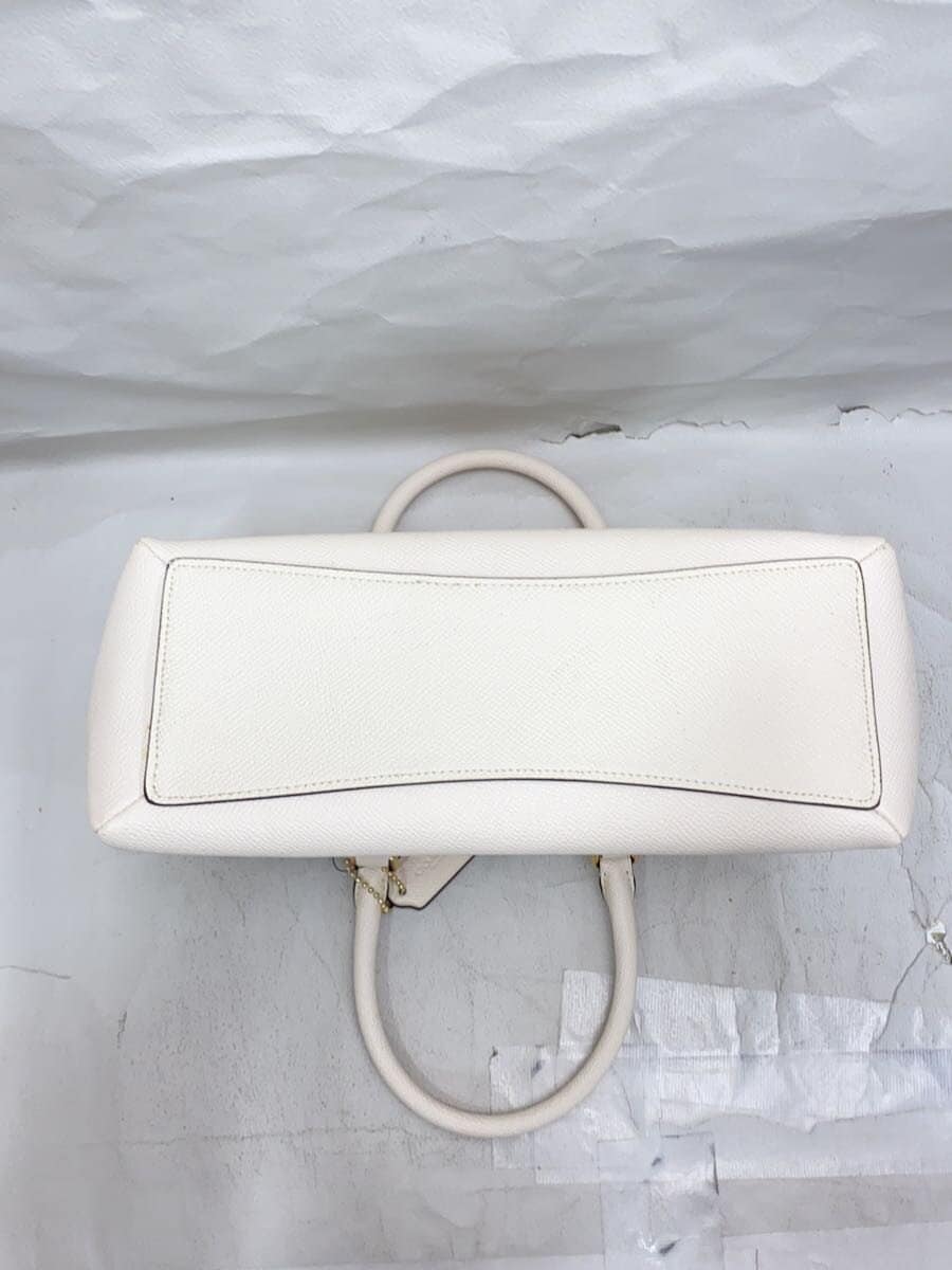 COACH Carryall Handbag Leather CRM F28977 4