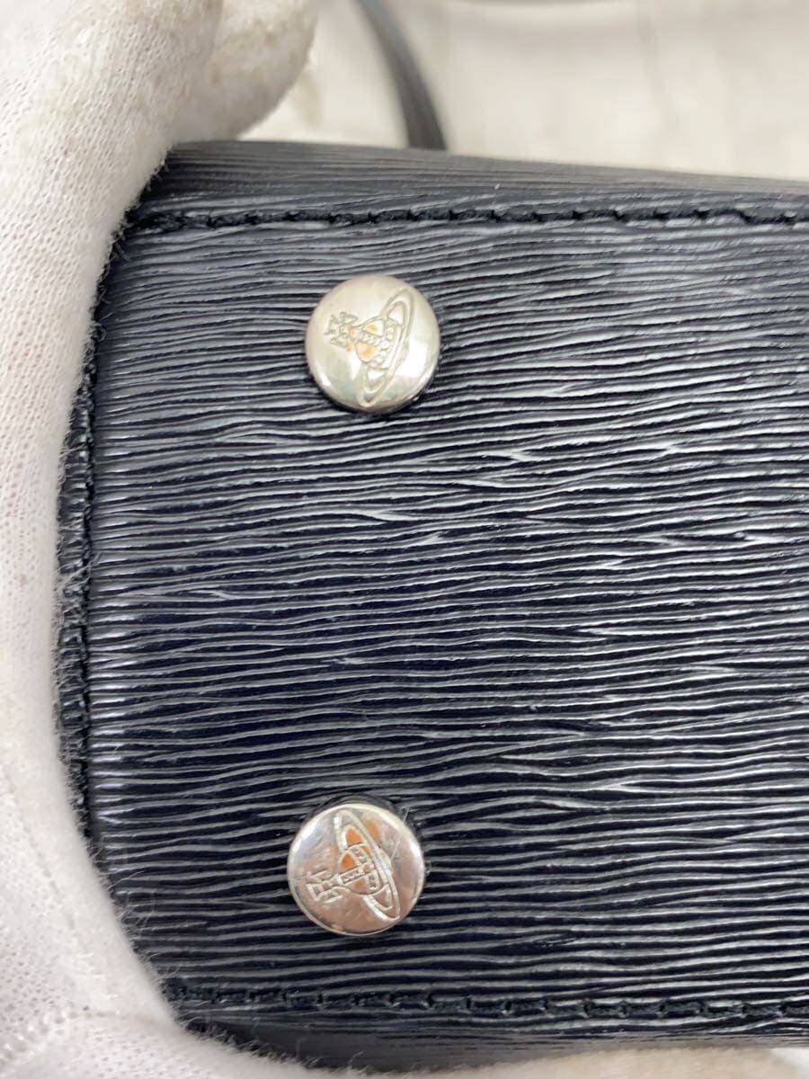 Vivienne Westwood NEW ADVAN Shoulder Bag Leather BLK 6