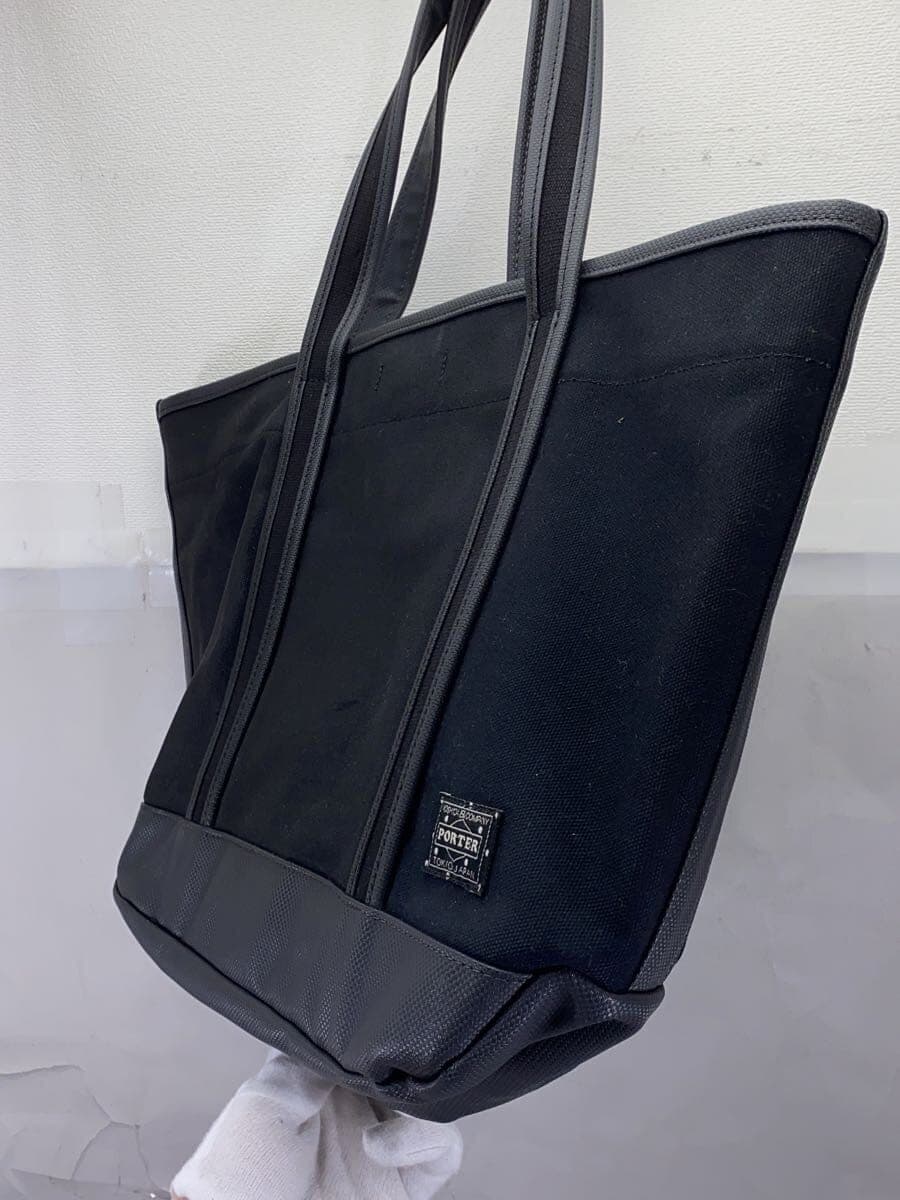 PORTER Boyfriend Tote Canvas BLK 2