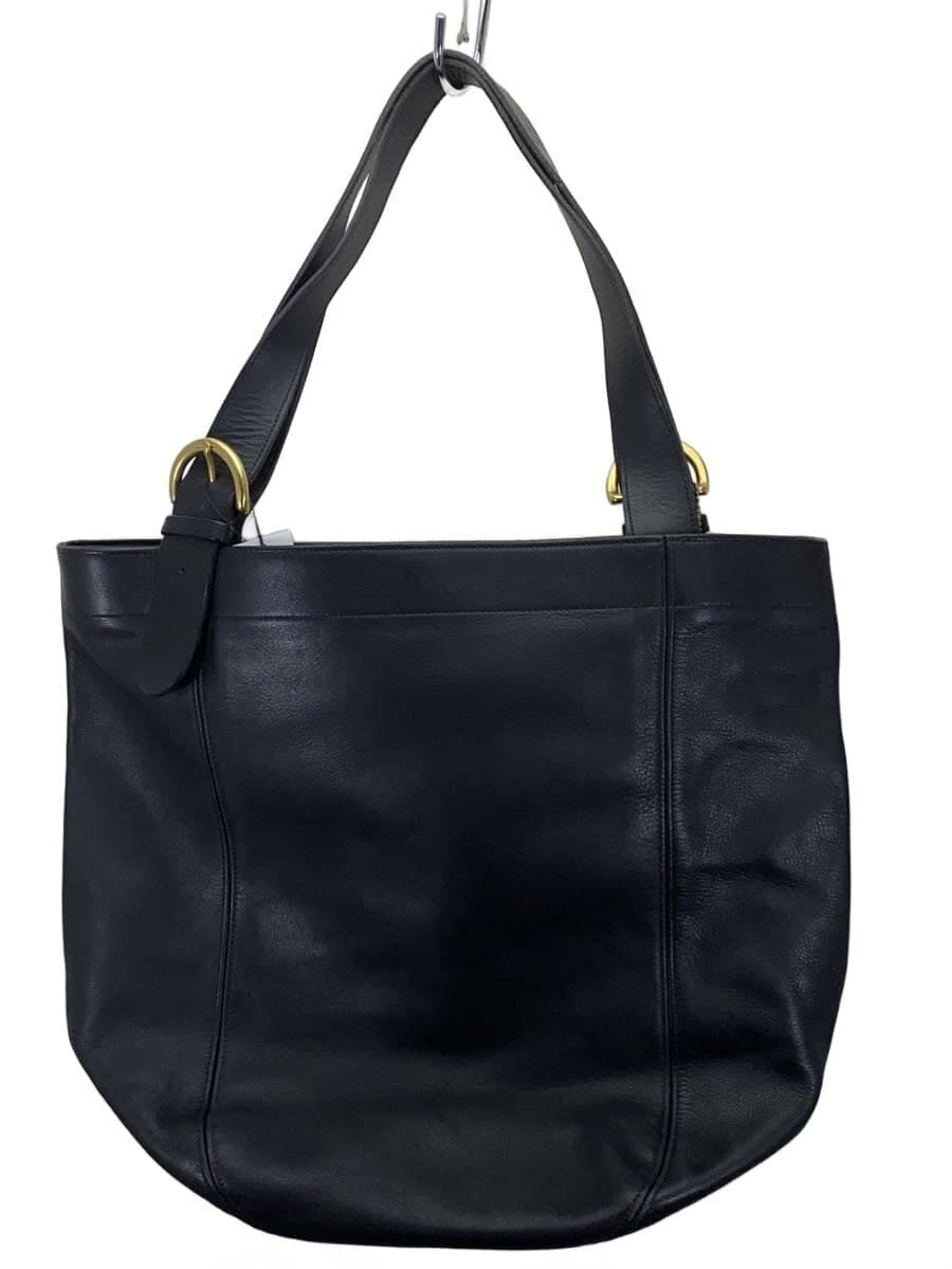 COACH Shoulder Bag Leather BLK