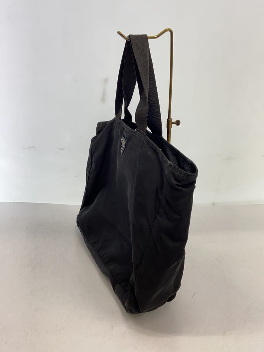 PRADA Triangle Logo Tote Bag Nylon BLK 2
