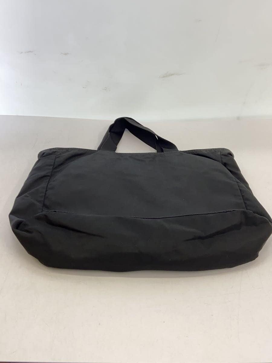 PRADA Triangle Logo Tote Bag Nylon BLK 4