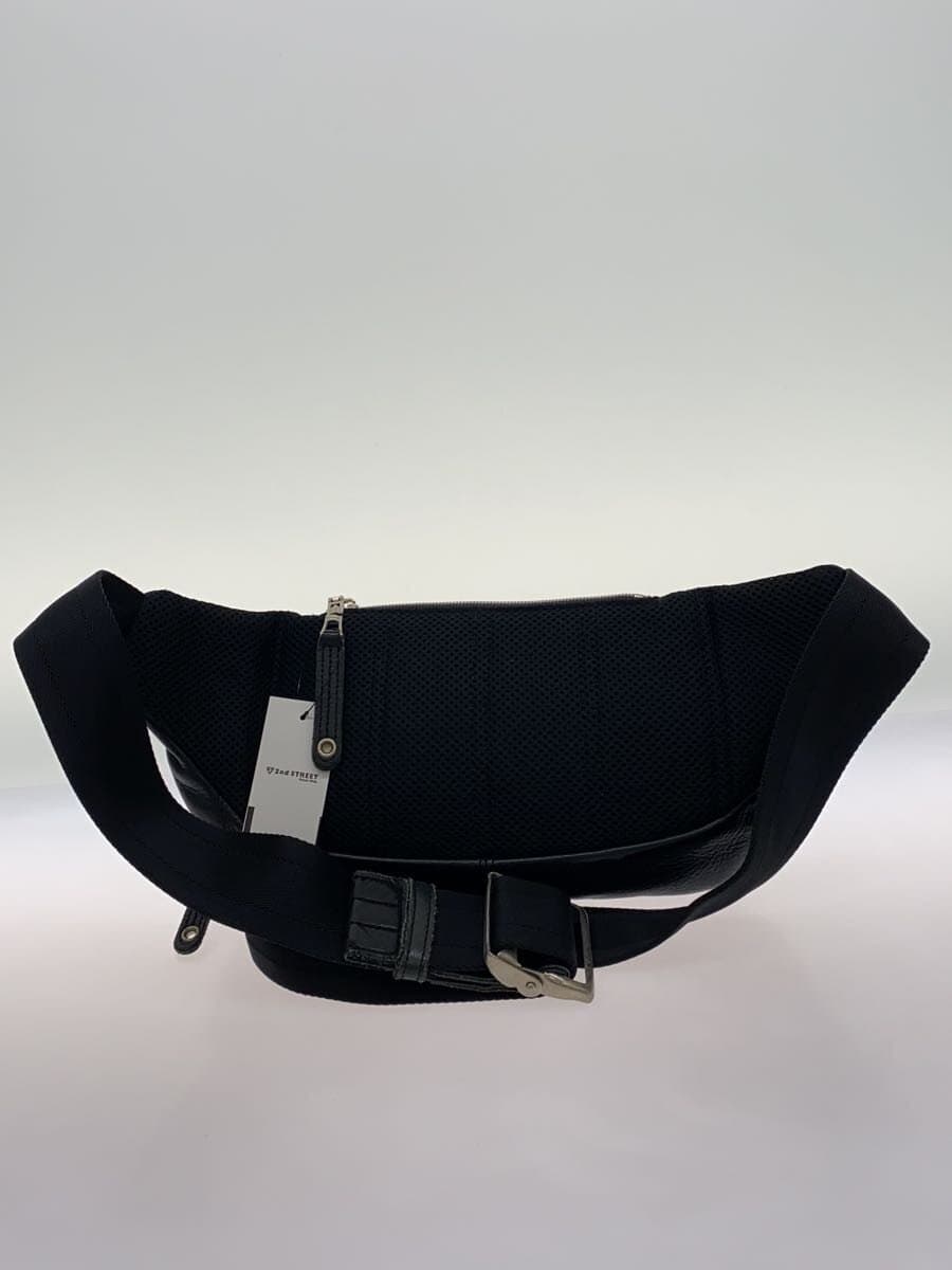 MASTERPIECE Waist Bag Leather BLK 3