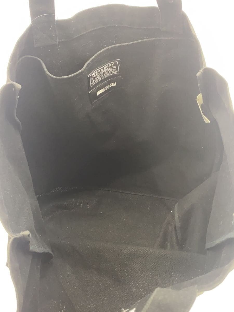 HYSTERIC GLAMOUR x WIND AND SEA Tote Bag Cotton BLK 6