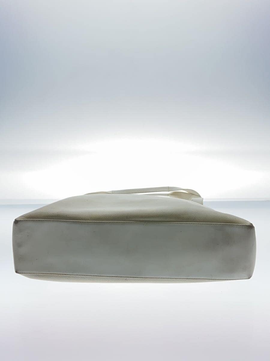 GUCCIOLD One Shoulder GG Logo Shoulder Bag Leather WHT 4