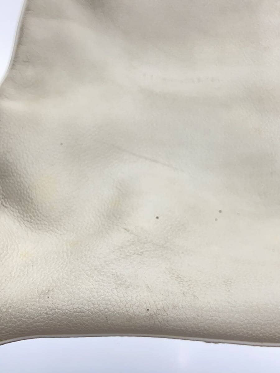 GUCCIOLD One Shoulder GG Logo Shoulder Bag Leather WHT 7