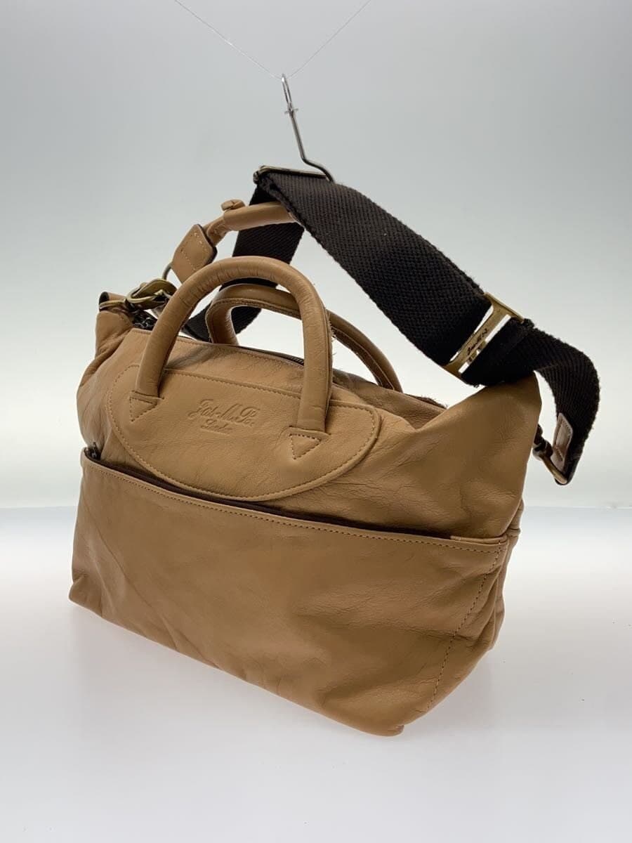 Jas-M.B. Shoulder Bag Leather BEG 2