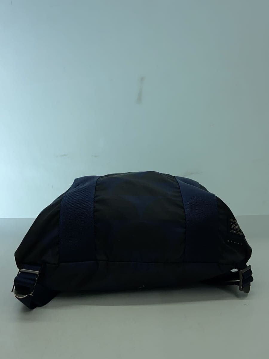 PORTER x MARNI Tote Bag NVY All Over Pattern 4