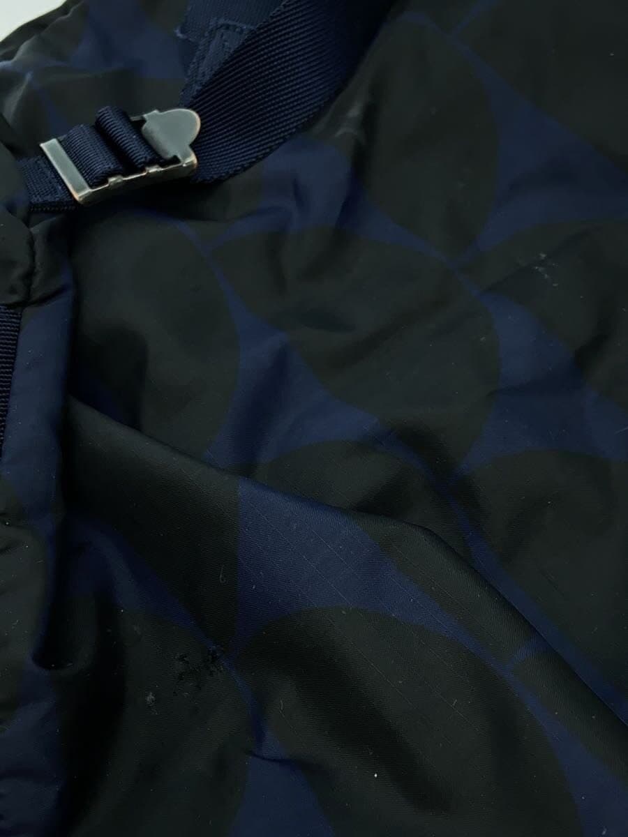 PORTER x MARNI Tote Bag NVY All Over Pattern 8