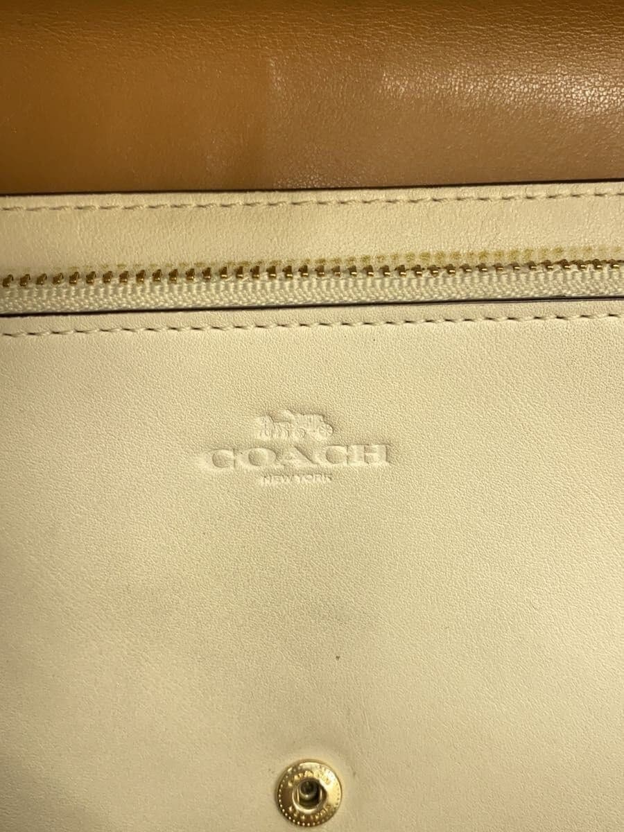 COACH Shoulder Bag Leather WHT Floral 2937IMR2J 5