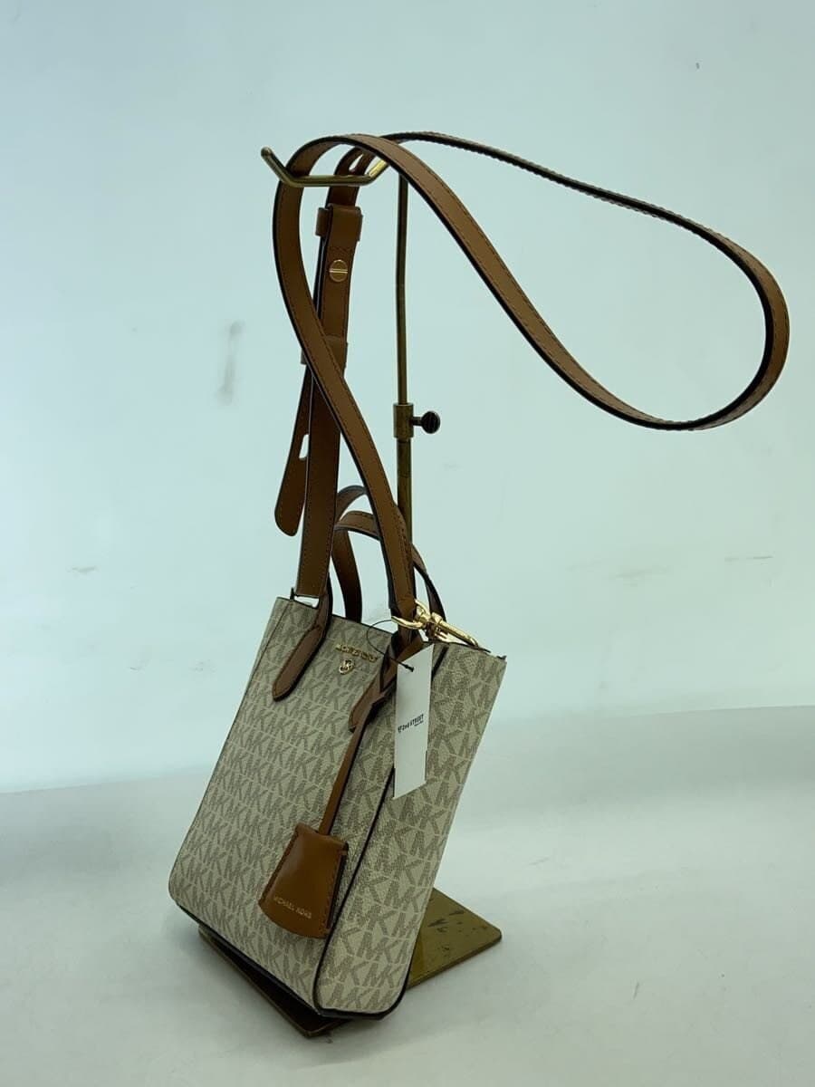 MICHAEL KORS shoulder bag -- WHT all-over pattern NB-2210 2