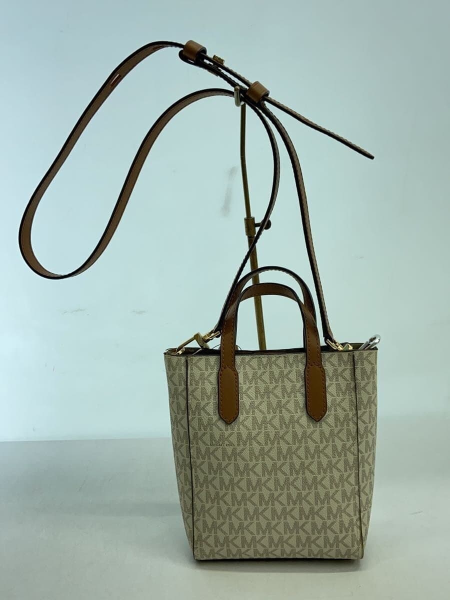 MICHAEL KORS shoulder bag -- WHT all-over pattern NB-2210 3