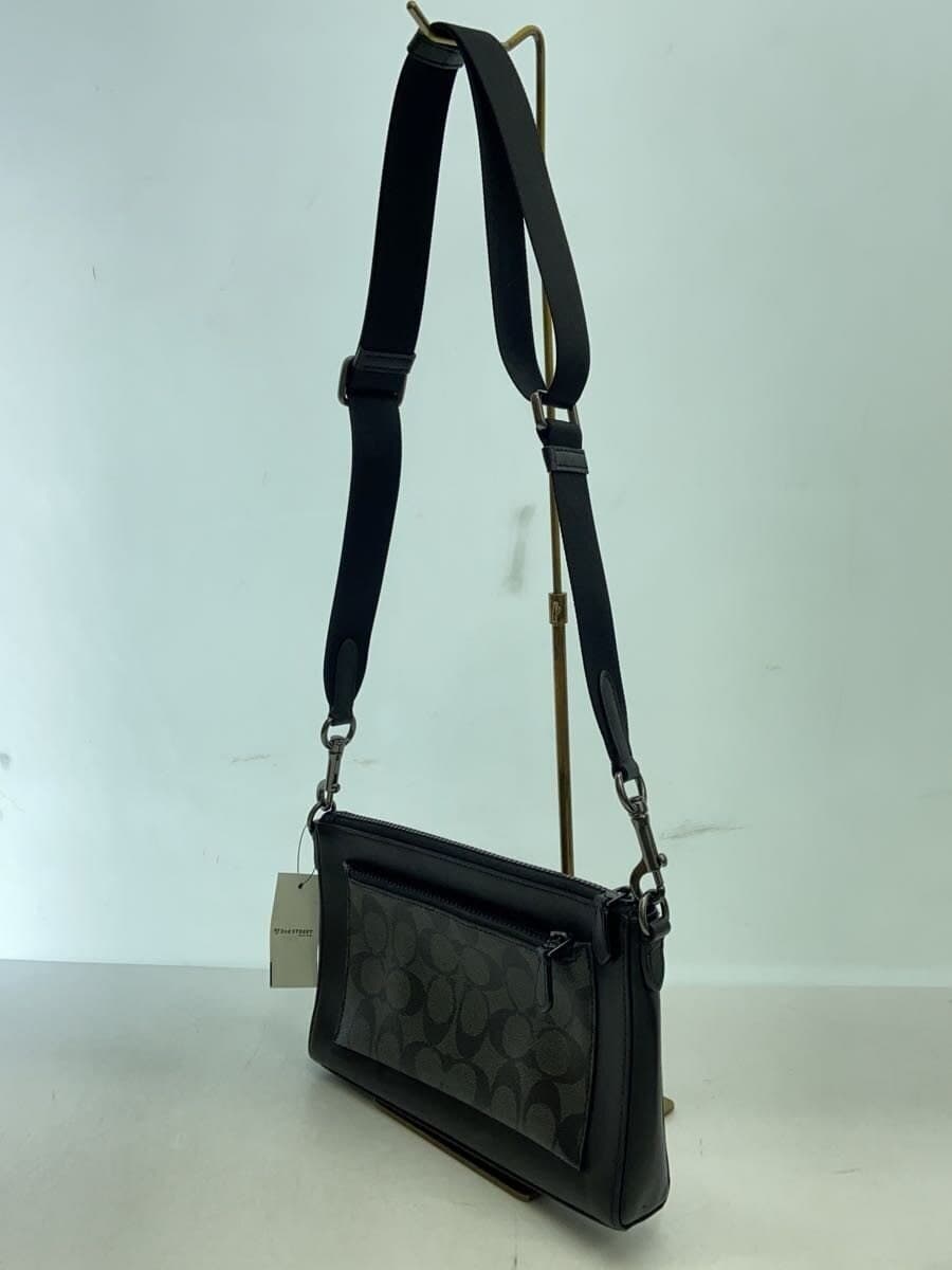 COACH Shoulder Bag Leather Black C5593 2