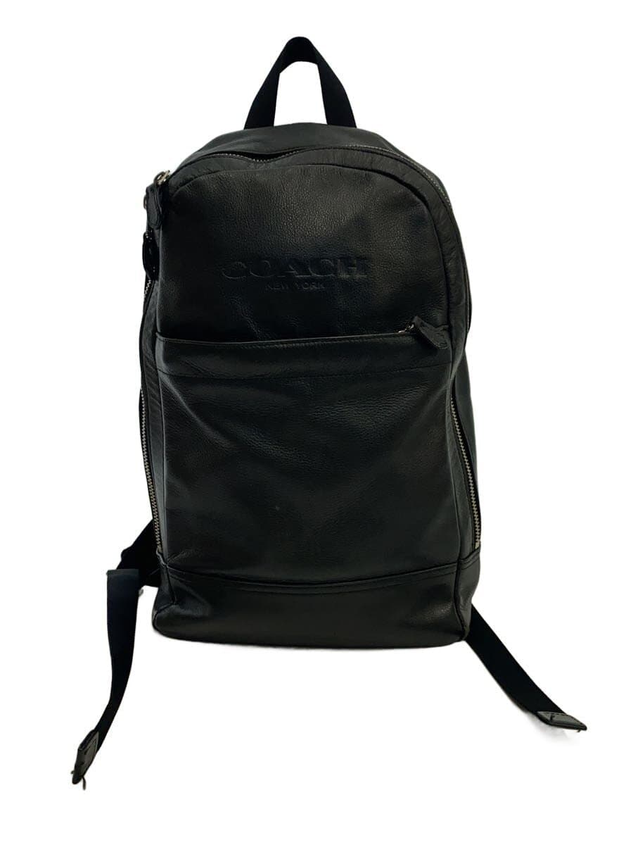 COACH Backpack Leather BLK