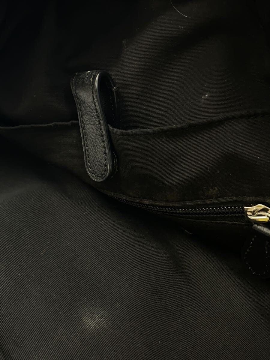 COACH Backpack Leather BLK 8