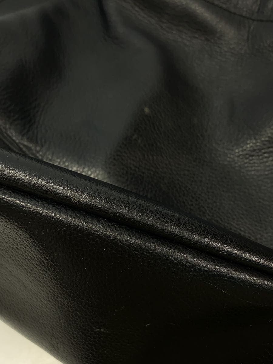 COACH Backpack Leather BLK 9